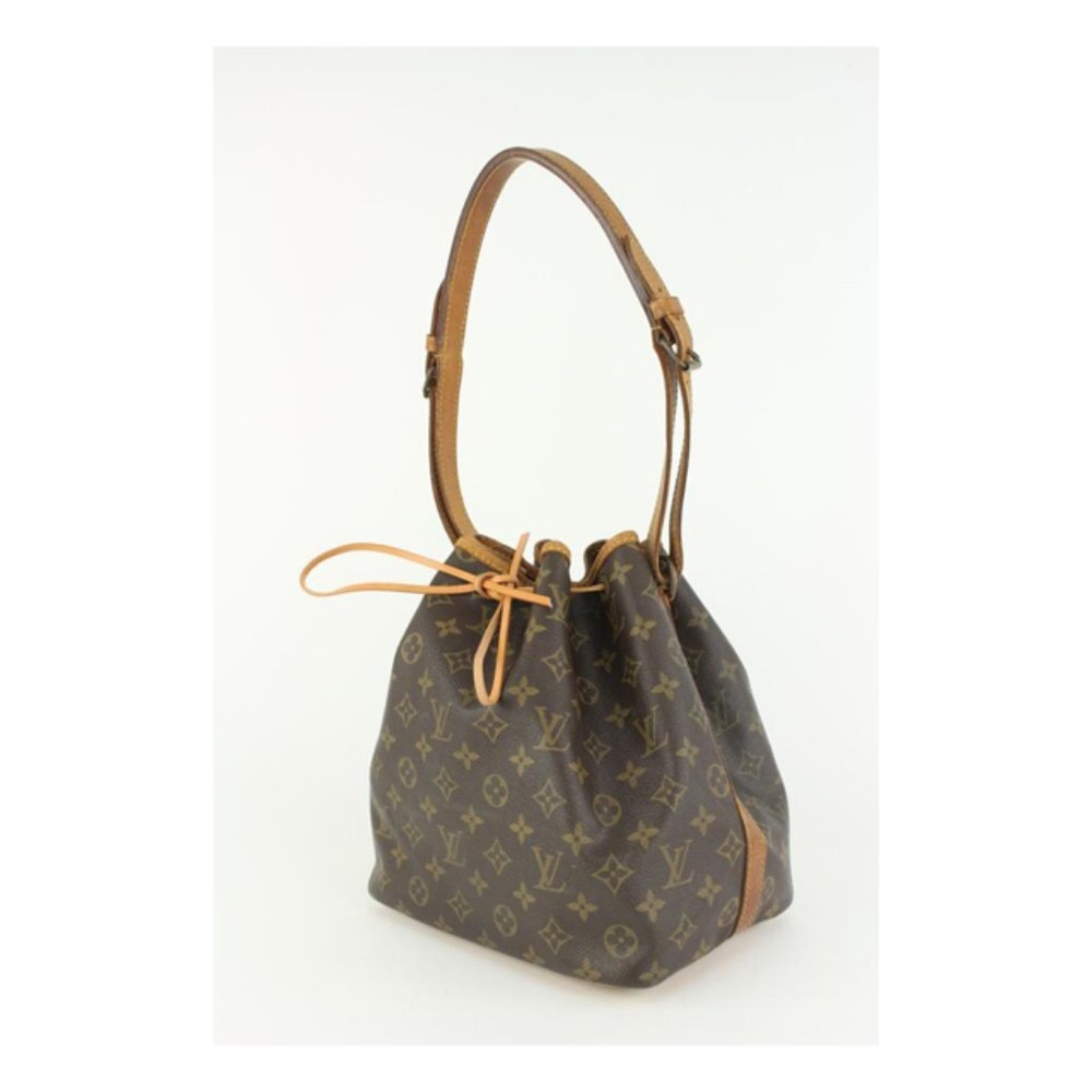 Louis Vuitton Monogram Petit Noe Drawstring Bucket Hobo 11LV106